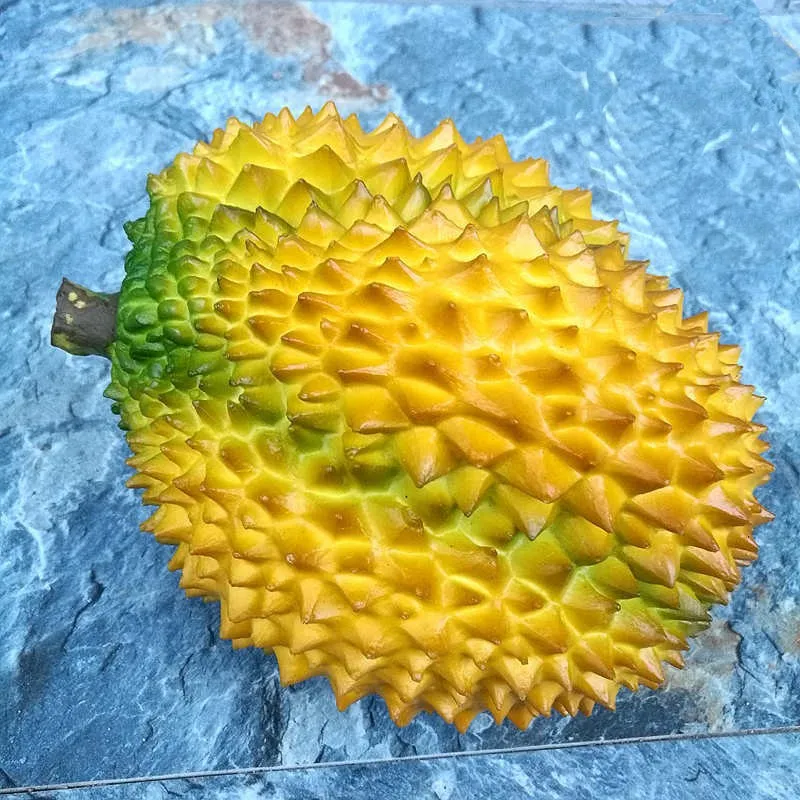 PU yellow durian Искусственные Durian моделирование фрукты модель для дома кухня магазин фестиваль украшения вечерние принадлежности реквизит для фотосъемки - Цвет: PU yellow durian