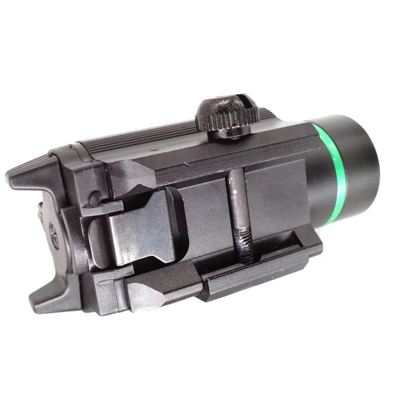 Зеленый лазерный фонарик два в одном комбинированный тактический компактный 200