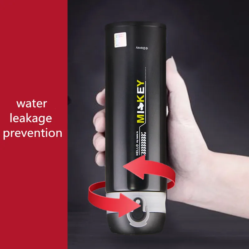 350ML 500ML Disney Mickey Mouse Cup 304 Stainless Steel Water Bottle Vacuum Insulation Car Feeding Baby Drinkware Mug | Мать и ребенок