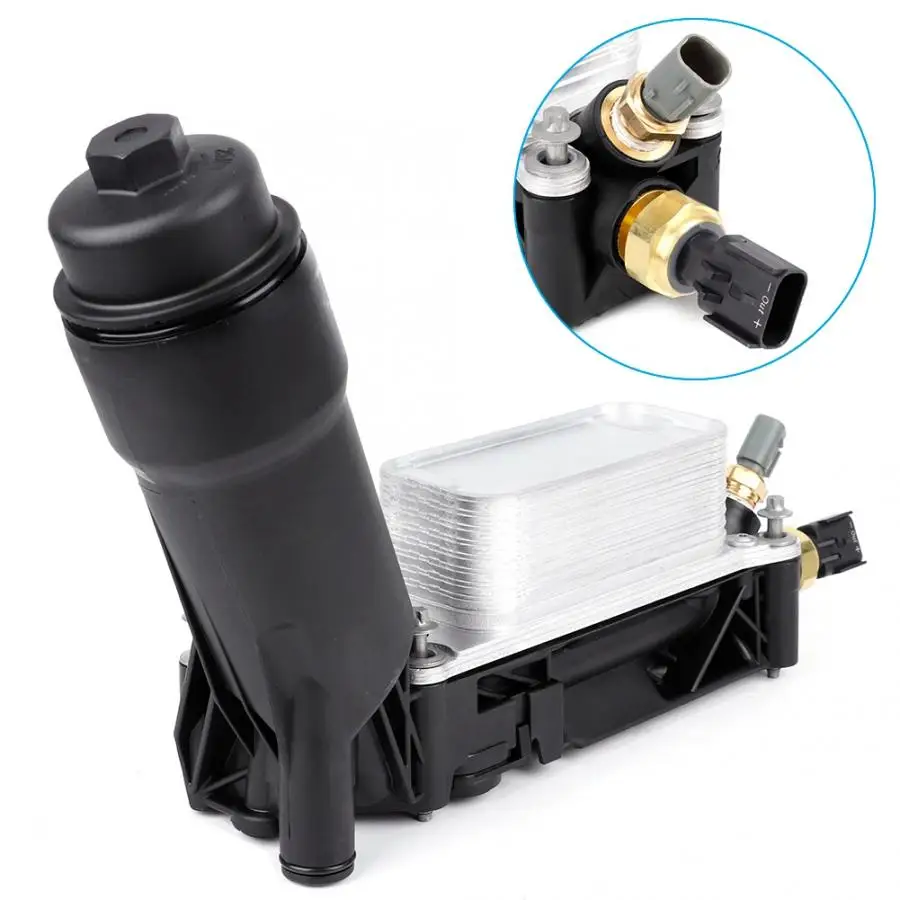 Масляный радиатор охлаждения двигателя фильтр с датчиком подходит для DODGE Challenger