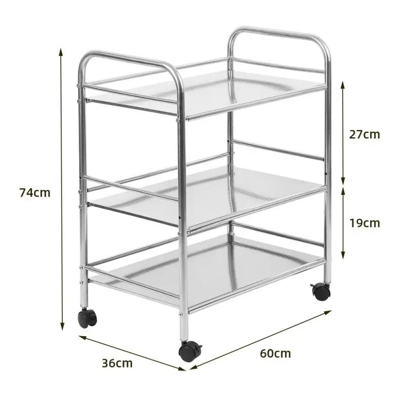 Трехслойный автомобильный держатель специй 4 универсальные колеса с тормозом из