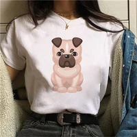 women short sleeve t shirts loose harajuku plus size xxl dogs printed simply all match women korean style leisure tops