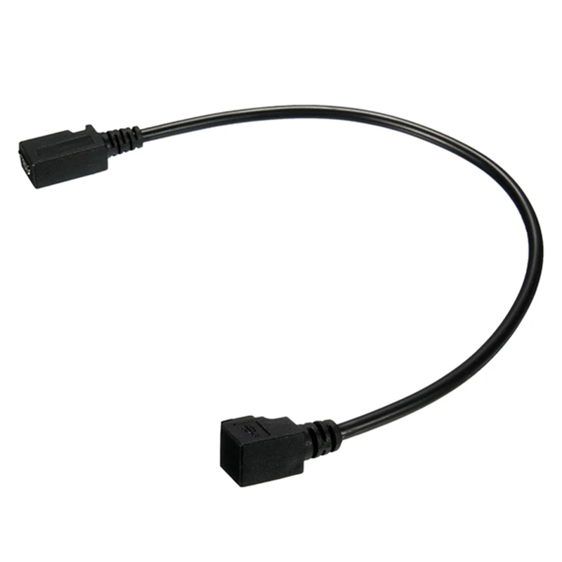 Удлинительный Кабель-адаптер с micro-USB 5 Pin штекер-гнездо вниз направление угол 90