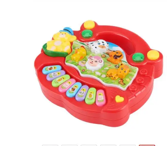 2019 хит продаж музыкальные игрушки для малышей детей животные ферма пианино