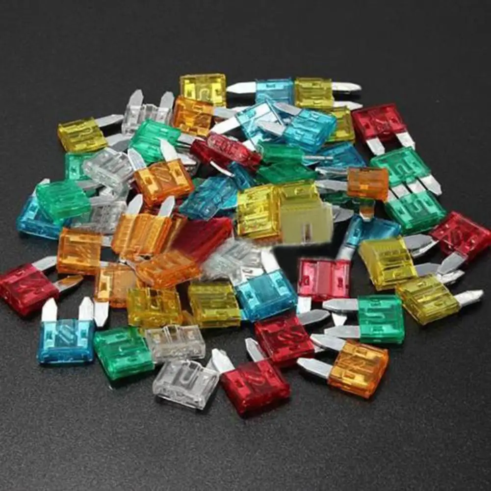 

60Pcs 5/10/15/20/25/30A Assorted Auto Car Truck Standard Mini Blade Fuses Kit