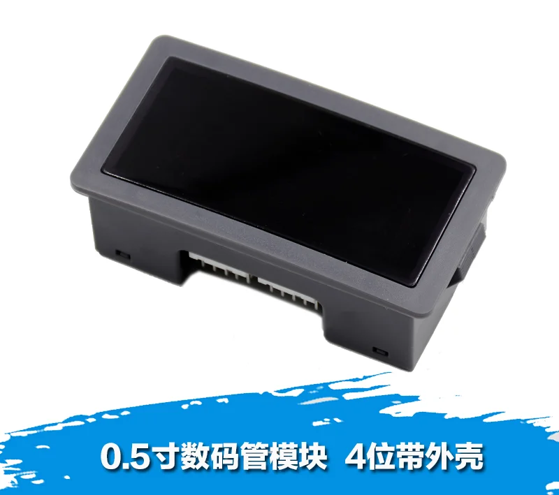 

74HC595 Digital Tube Module LED Display Meter Head MCU Driver Can Be Cascaded 4 Digits with Shell