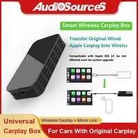 Беспроводная приставка Carplay с зеркальным соединением, USB-видео, Apple Carplay, Plug and Play, ИИ-приставка для Audi, VW, Ford, Hyundai, Skoda