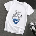 Женская футболка с рисунком Ван Гога, футболка с рисунком маслом, модная футболка, эстетические Топы в стиле Харадзюку, лето 2021