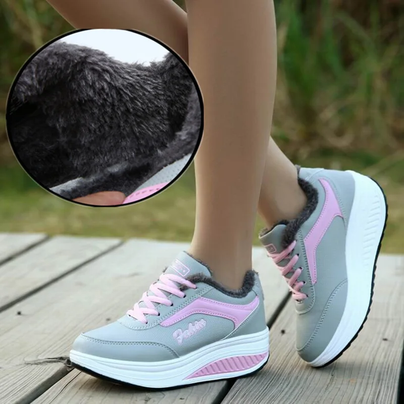 Женская обувь кроссовки на танкетке женская Вулканизированная платформе