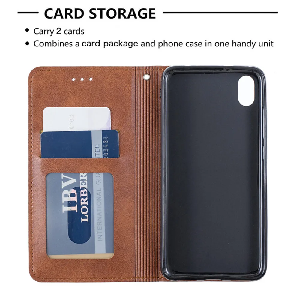 Кожаный флип чехол для Xiaomi Redmi 7 Coque 7A K20 Note Pro роскошный бумажник с геометрическим