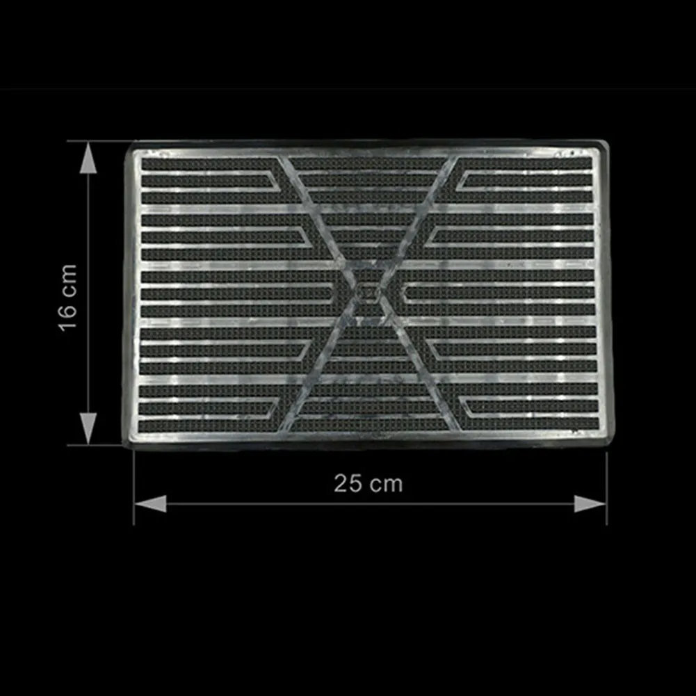 

Cover Car Carpet Driving Position Floor Pad Foot PVC Pedal Plate Universal