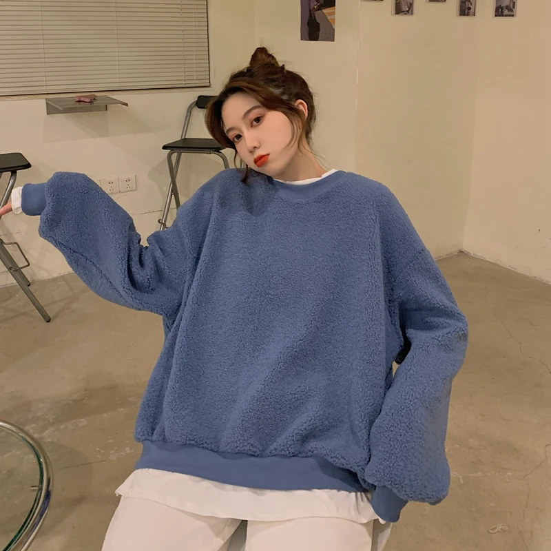 

Sweaters Spring Autumn 2020 Jumpers Knitted Clothes Fashion Women Knit Sweater Female Loose Large Size Sweater