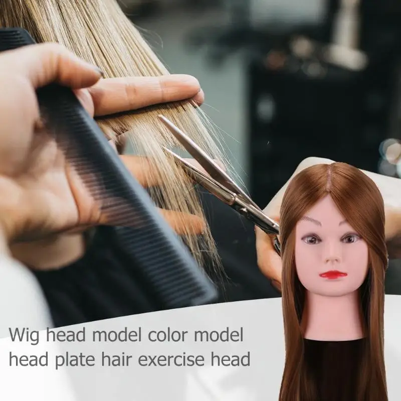 Парикмахерская тренировочная голова из натуральных волос кукла манекен