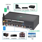 5.1CH аудио декодер Bluetooth 5,0 приемник DAC DTS AC3 4K HD преобразователь SPDIF оптическая Коаксиальная дуга ПК USB плеер звуковая карта