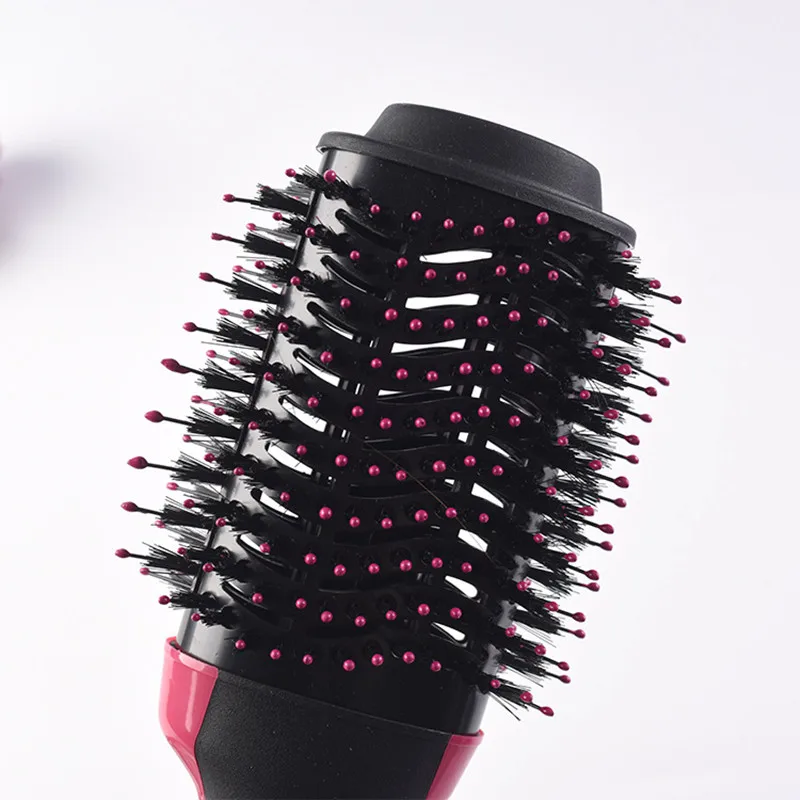 Профессиональная щетка 3 в 1 для горячего воздуха шаг фен расческа щипцы завивки