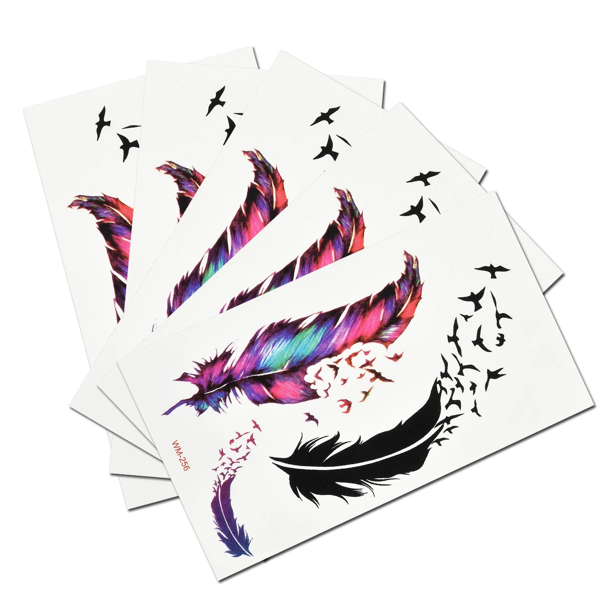 1 шт. водостойкая тату наклейка с перьями|Временные тату| |