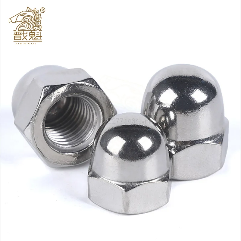 

5/50pcs Acorn Cap Nut M3 M4 M5 M6 M8 M10 M12 M14 M16 M18 Stainless Steel Decorative Cap Nuts Caps Covers DIN1587