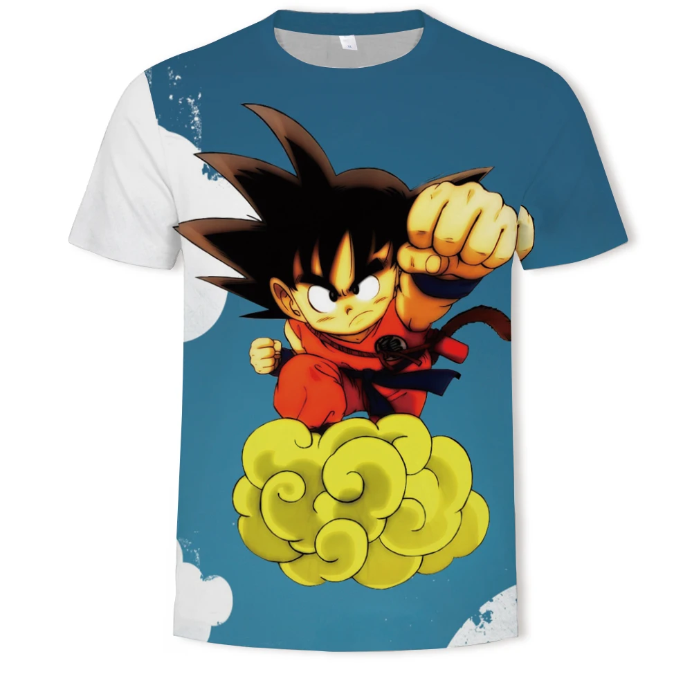 

Summer hot-selling family parent-child 3DT shirts Japanese anime cartoon digital printing boys and girls casual fashion T-shirts