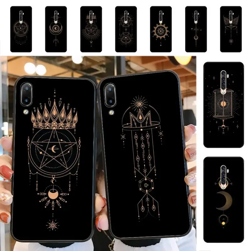 YNDFCNB Астрология Таро чехол для телефона Vivo Y91C Y11 17 19 67 81 Oppo A9 2020 Realme c3|Бамперы| |