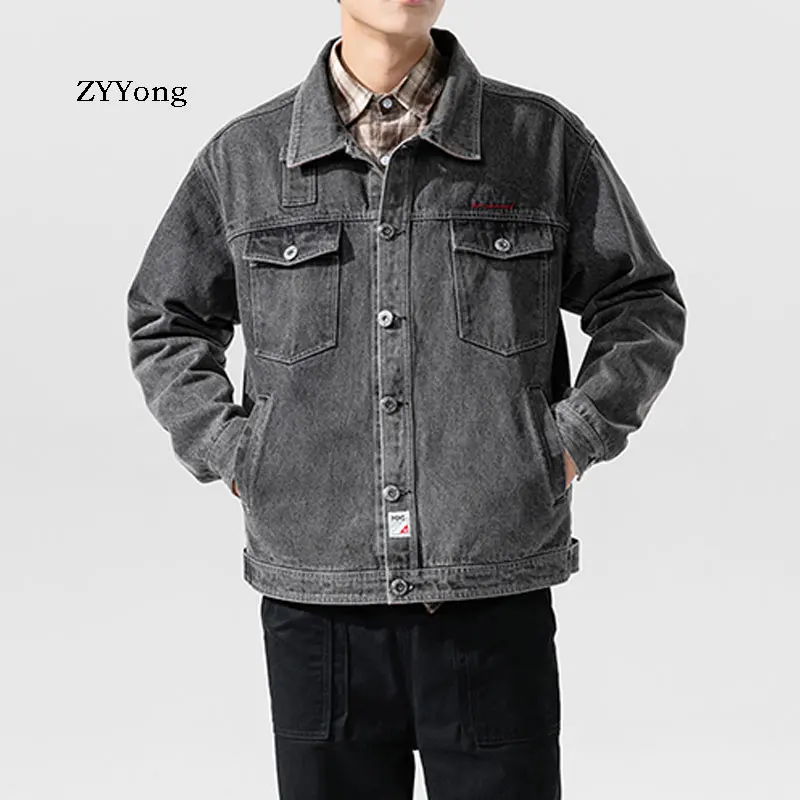 Новинка весны 2020 японские куртки без теней большие размеры дикая джинсовая