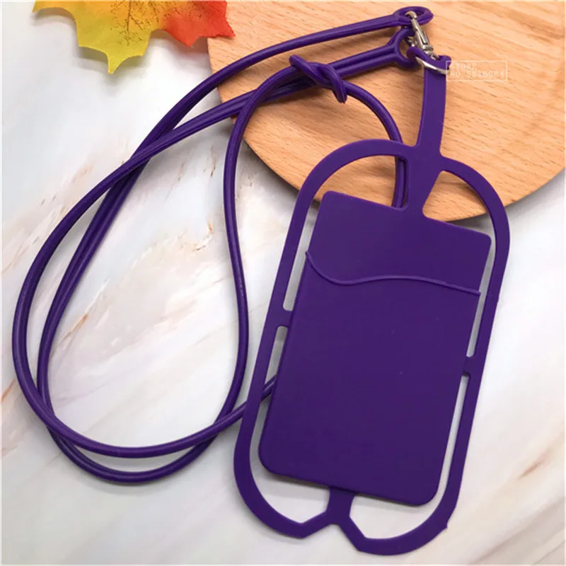 Niversal простота удобный сотовый телефон шейный ремешок ожерелье слинг силиконовый