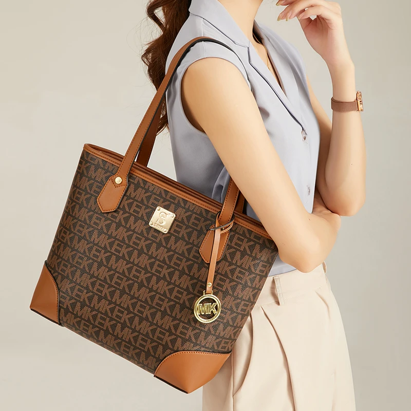 

New Large Shoulder Bag Women's Bag Large Capacity Simple Tote Bag Shopping Bag