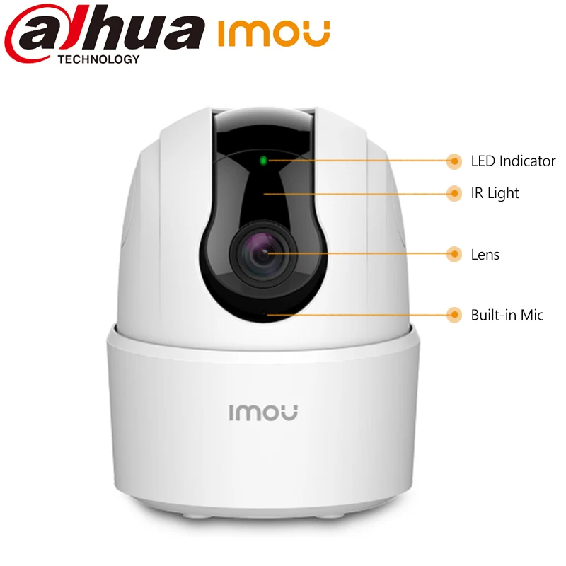 dahua ptz imou ranger 2c home security 1080p wifi 360 ip cam human detect night vision surveillance wireless baby monitor indoor free global shipping