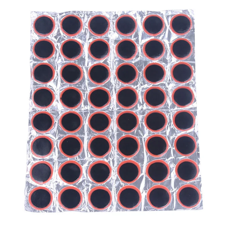 

48pcs/Set Round Tire Patches Wheel Tire Puncture Repair Rebuild Pads Supplies