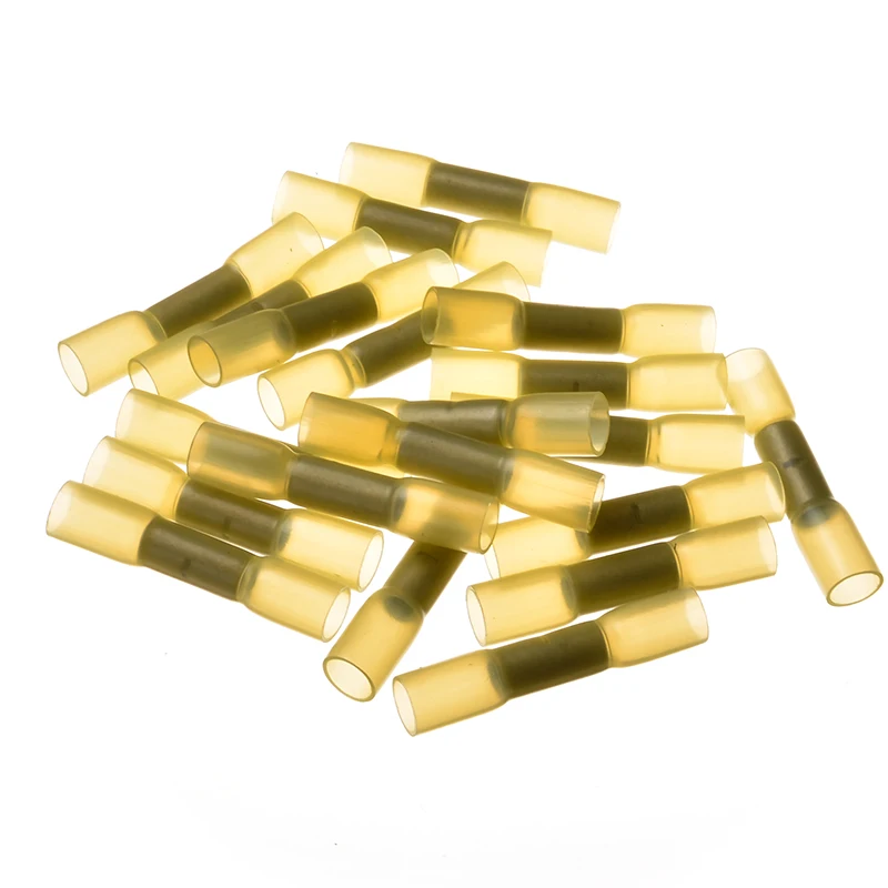 100 шт изолированные водонепроницаемые термоусадочные стыковые электрические