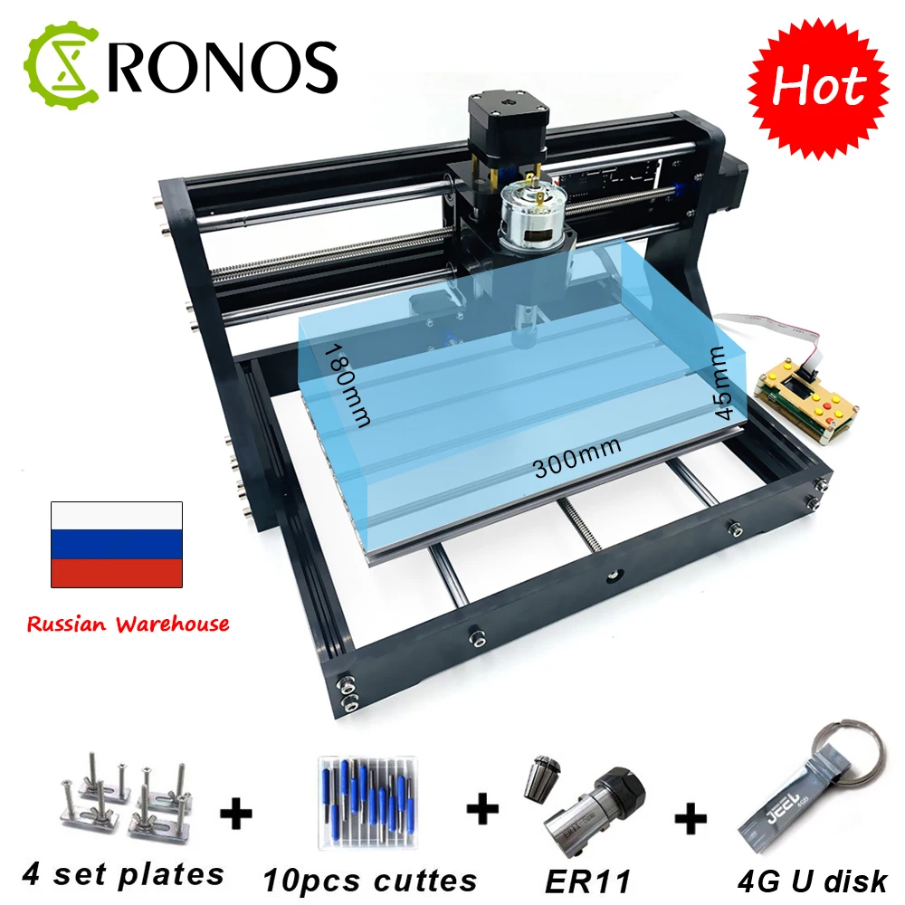 CNC 3018 Pro + офлайн лазерный гравер Дерево DIY фрезерный станок с ЧПУ Pcb