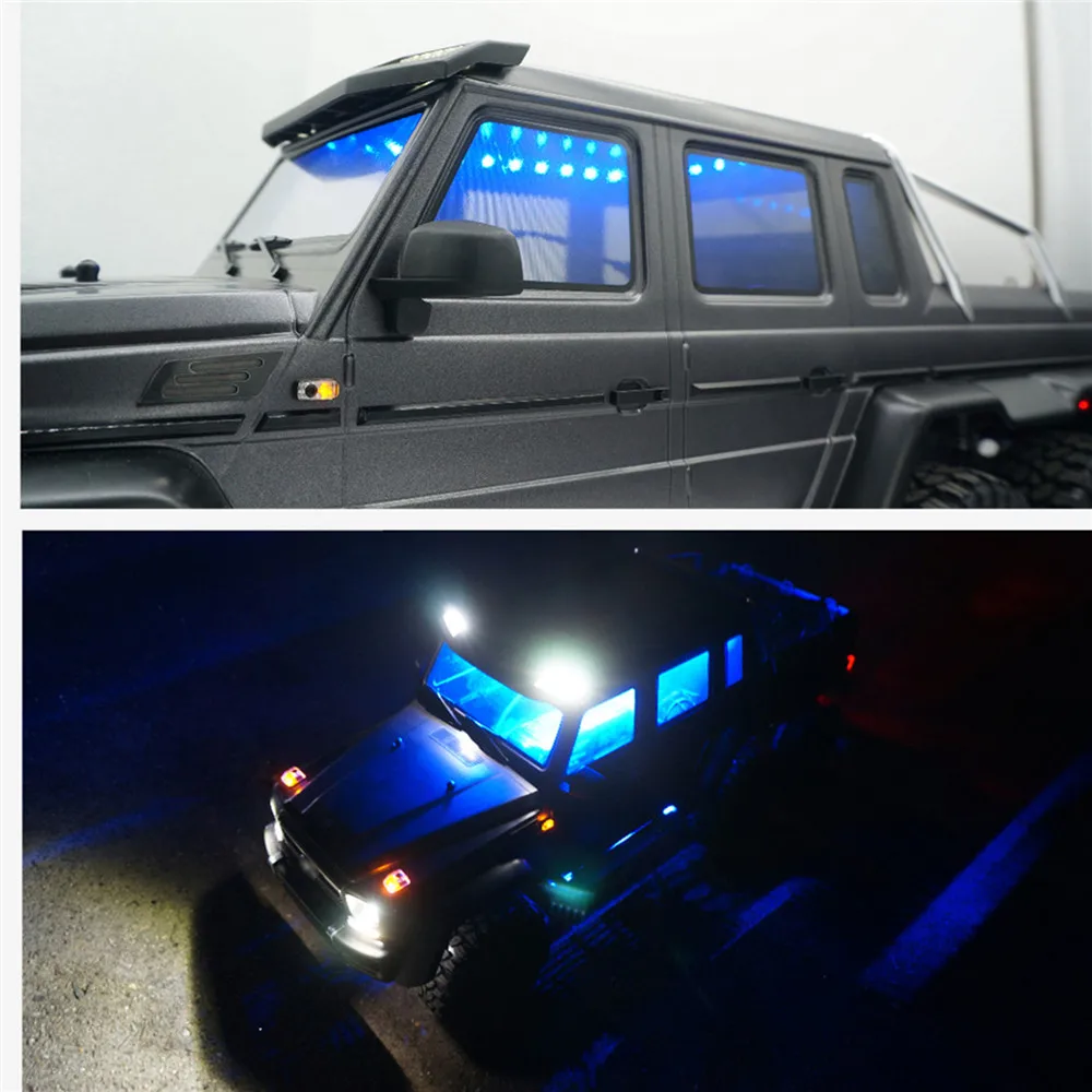 Автомобильная интерьерная атмосферная лампа Осветительная панель для TRAXXAS TRX-6 G63