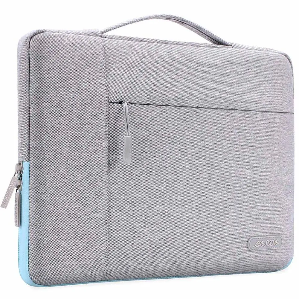 Gray Hot Blue Color MOSISO 11 12 13 14 15 дюймов Сумка для ноутбука водонепроницаемая для мужчин и женщин чехол для ноутбука Macbook Pro 13,3 15,6 компьютер Ba - Цвет: Gray Hot Blue Color