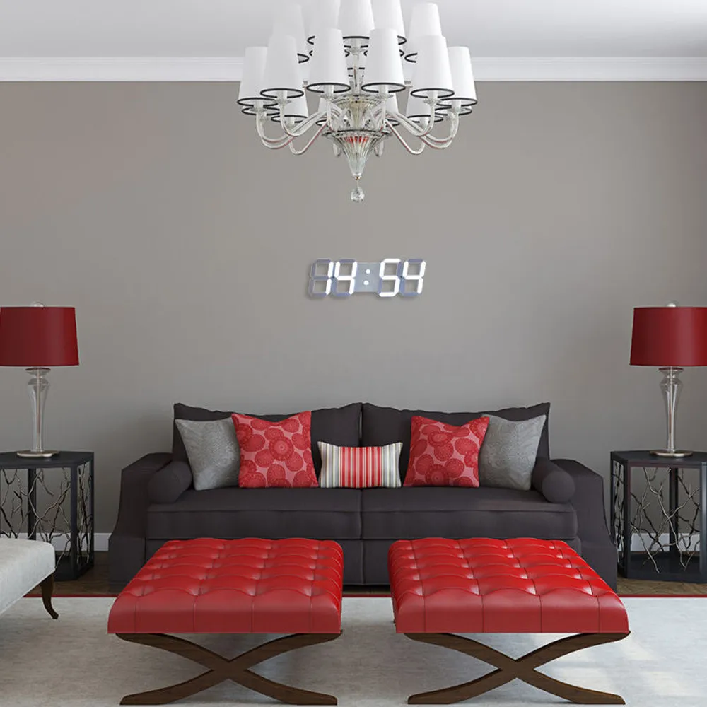 Современный будильник миниатюрные цифровые настольные Светодиодные ночные