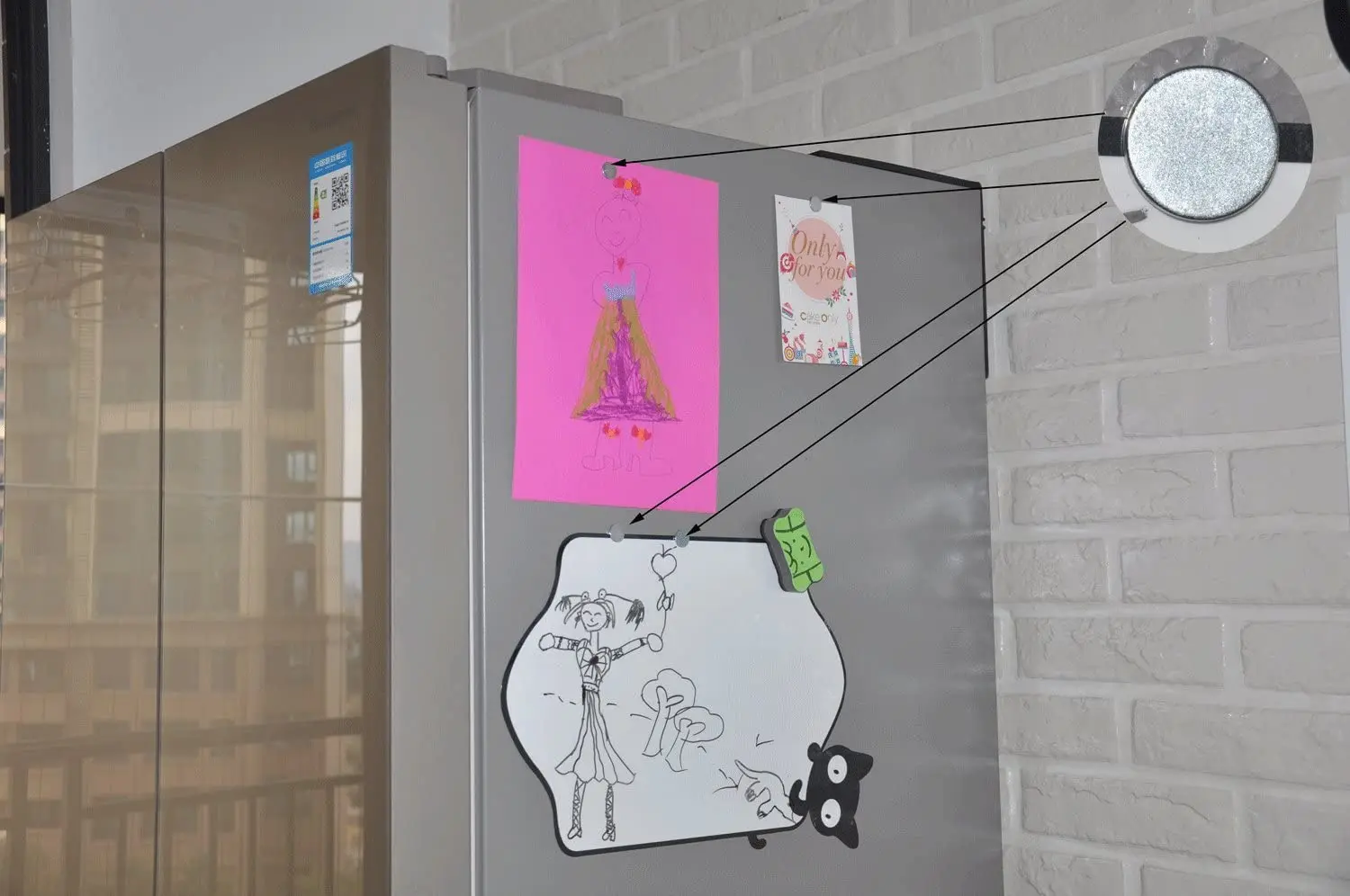 Круглые керамические ферритовые магниты Cutequeen для хобби науки и холодильника