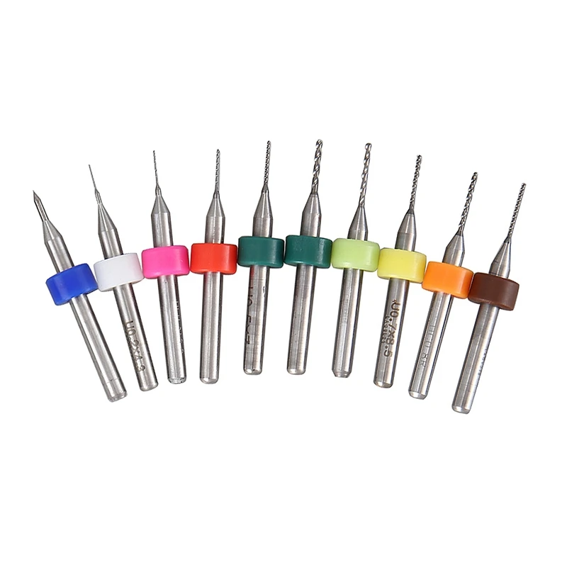 

57Pcs/Set Pin Vise Hand Drill Bits Set 46Pcs Mini Twist Drill and 10Pcs PCB Drill Bits for Resin Clay Craft DIY Jewelry