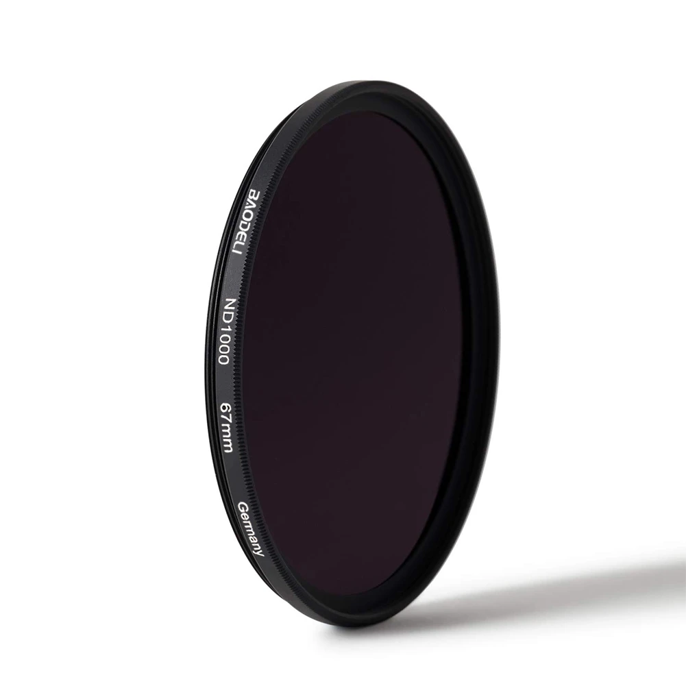 Фильтр BAODELI Nd 64 1000 49 52 55 58 62 67 72 77 82 мм для объектива камеры Canon M50 600d Nikon D3200 D3500 D5100 D5600