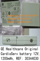 GE Healthcare Original CardioServ Battery 12V 1200mAh REF: 30344030