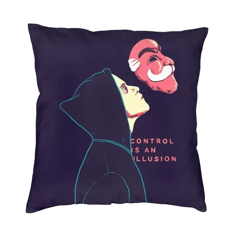 Чехол для дивана с принтом Управление-это иллюзия 40x40 см | Дом и сад