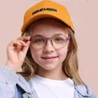 2020 круглый Анти-синий светильник, детские очки для компьютера, для мальчиков и девочек, Гибкая оптическая оправа, антибликовые очки UV400