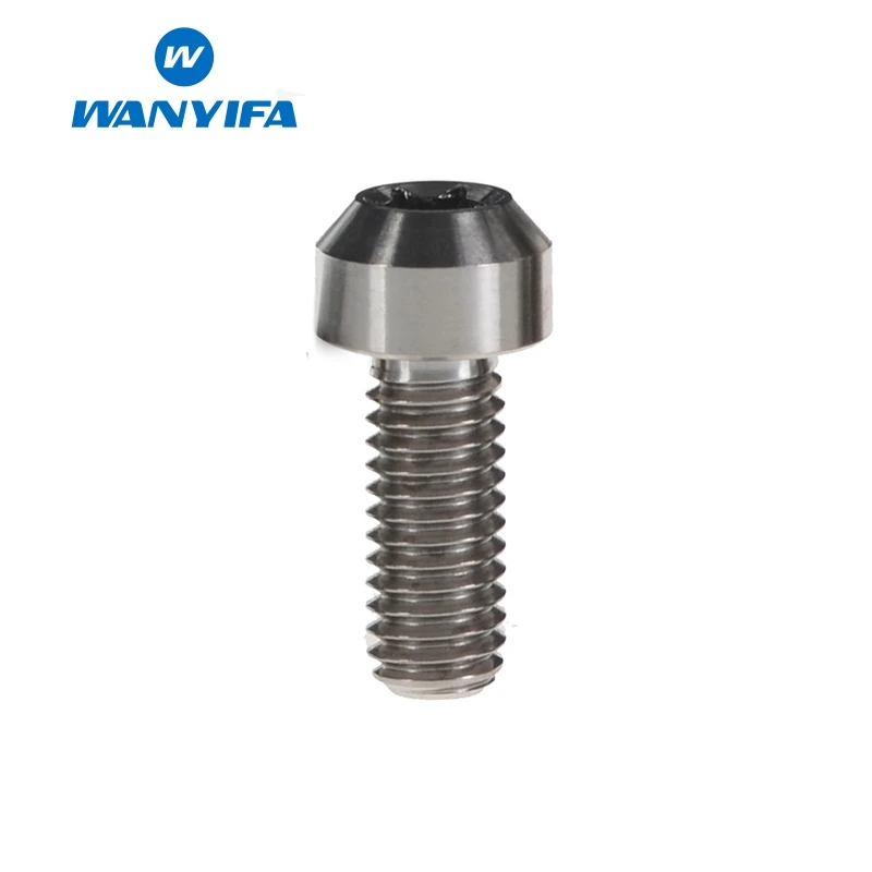Титановый &quotWanyifa&quot Ti Болт M6x10 15 20 25 30 35 40 50 60 65 70 80 мм с шестигранной головкой винт