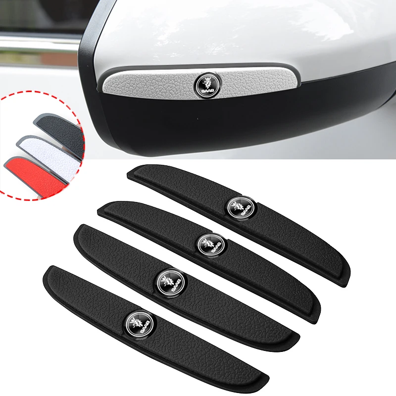 4 шт. противоударные резиновые наклейки на дверь автомобиля SAAB 9 4X 7X 3 5 2X X 9000 900 600 99