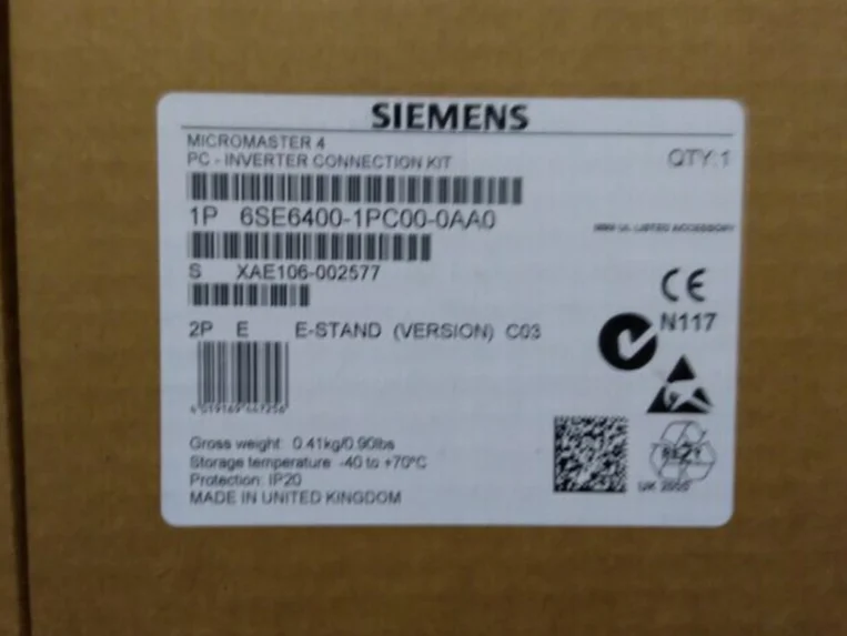 6SE6400-1PC00-0AA0 6SE6 400-1PC00-0AA0 New Siemens PC Inverter Connection Kit | Инструменты