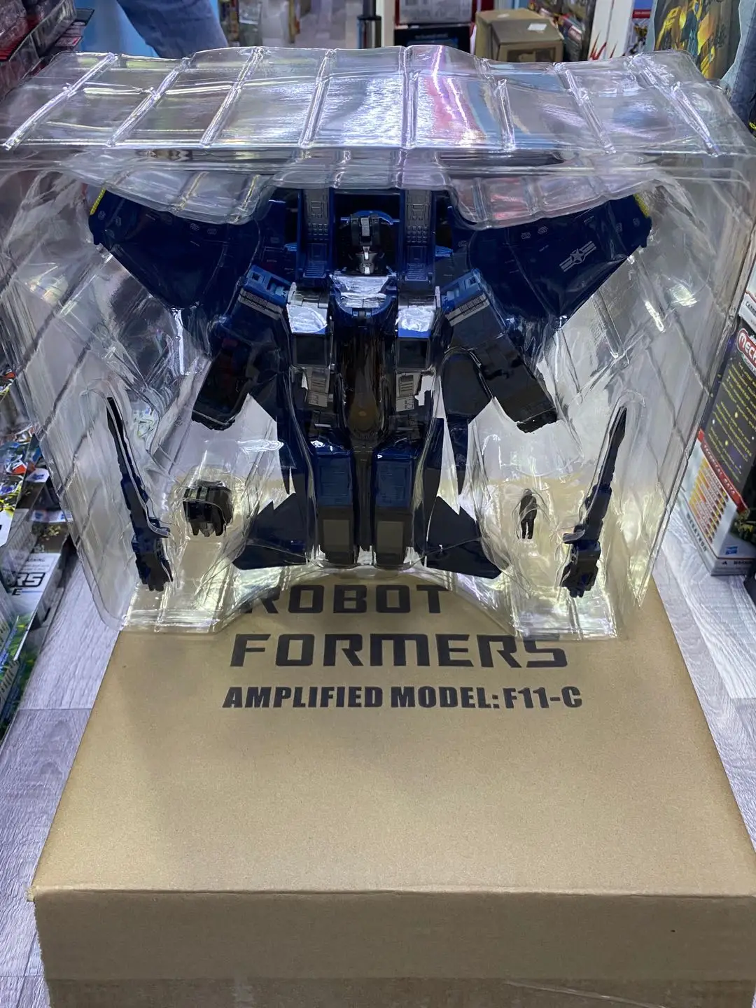 

Takara Tomy Transformers Meesterwerk MP-11T 40Cm Thundercracker Destron Warrior Jet 17 Ko Figuur Model Kinderen Gift Toys