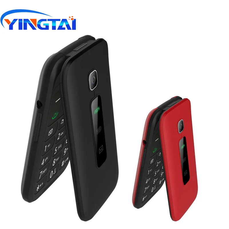 YINGTAI T31 3G WCDMA GPRS MMS большая кнопочная Одиночная sim карта Флип Мобильный телефон для