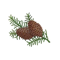 christmas pinecone pine border edge lace hello friend hugs bow bowknot metal cutting dies scrapbooking stamps for card making