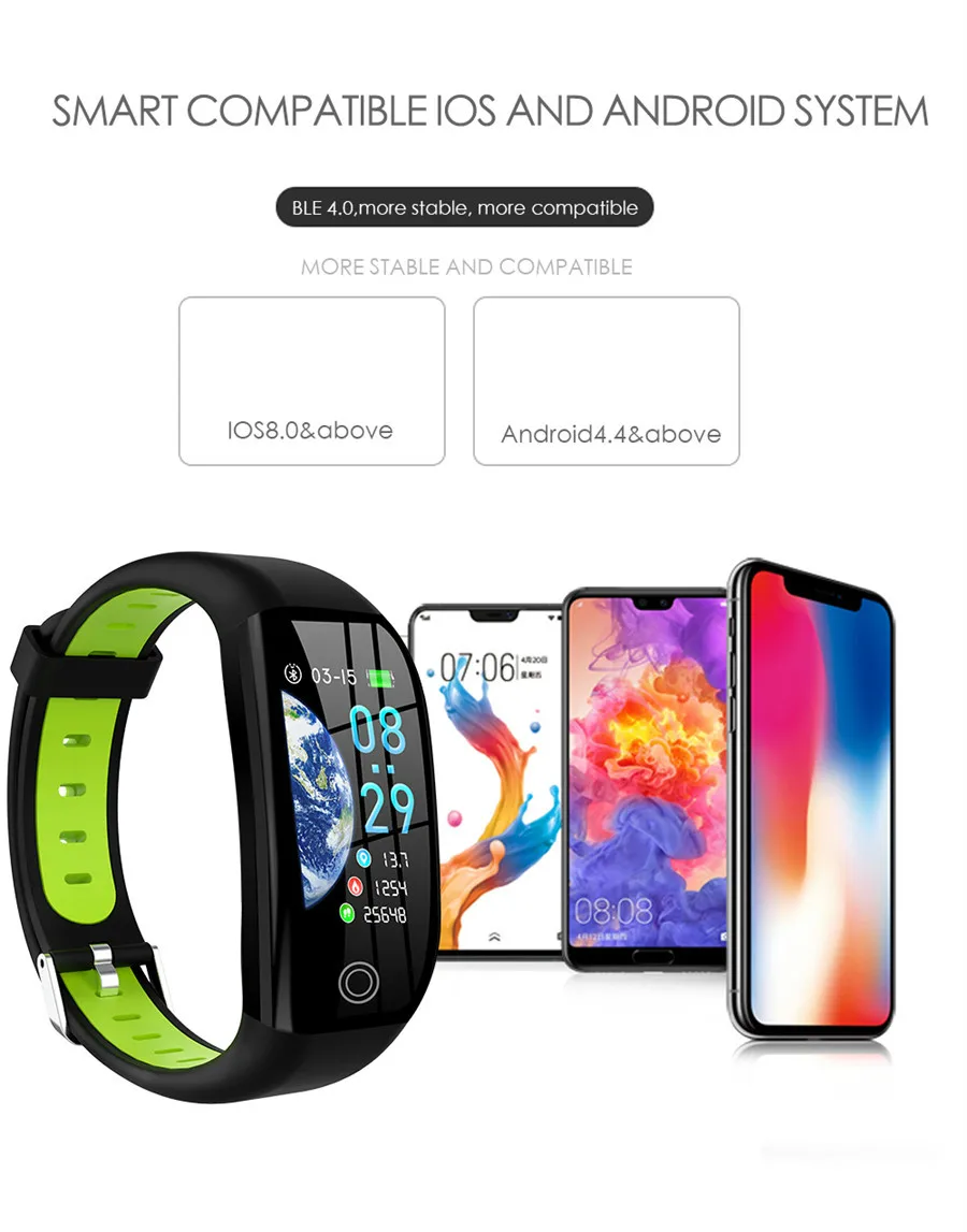 Smart Bracelet large screen Smart Band Watch Heart Rate Monitor Blood Pressure Fitness Bracelet Activity Tracker Smart watch