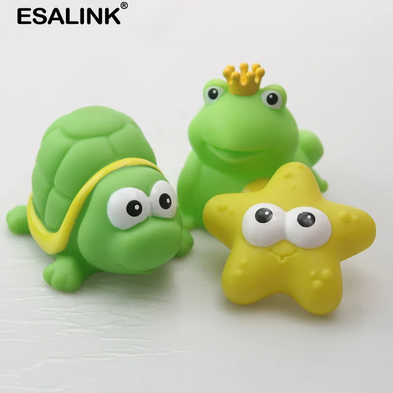 ESALINK 4 шт. 7 10 см детские игрушки резиновые животные Плавающие Осьминог Морская