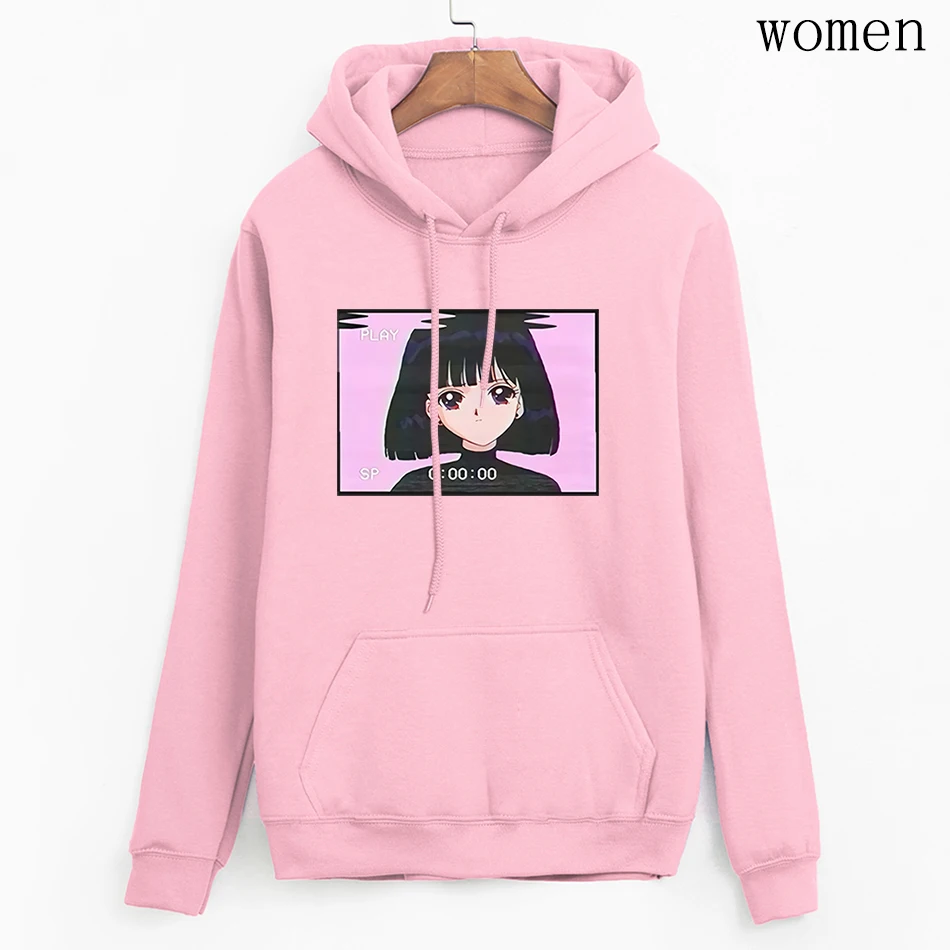 

Новинка, модная женская одежда с капюшоном и принтом грустной девушки, спортивные костюмы для отдыха в стиле хип-хоп, одежда из хлопка и поли...