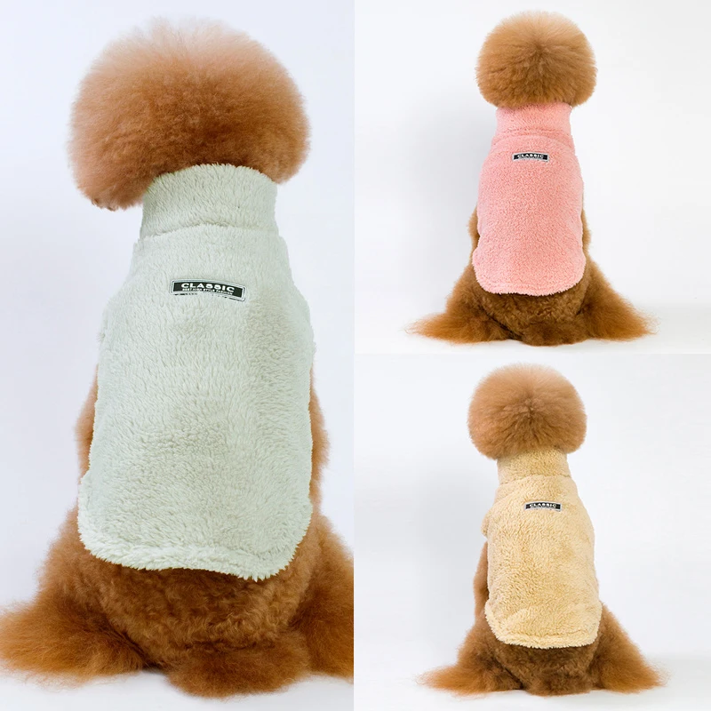 Толстый жилет с высоким воротником для собак зимняя теплая верхняя одежда мягкая