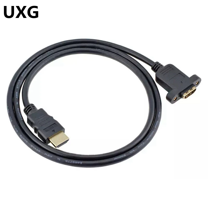 Высокое качество 0 3 м 1 5 HD 1.4v 3D Тип A Male к женскому HDMI совместимый Удлинительный